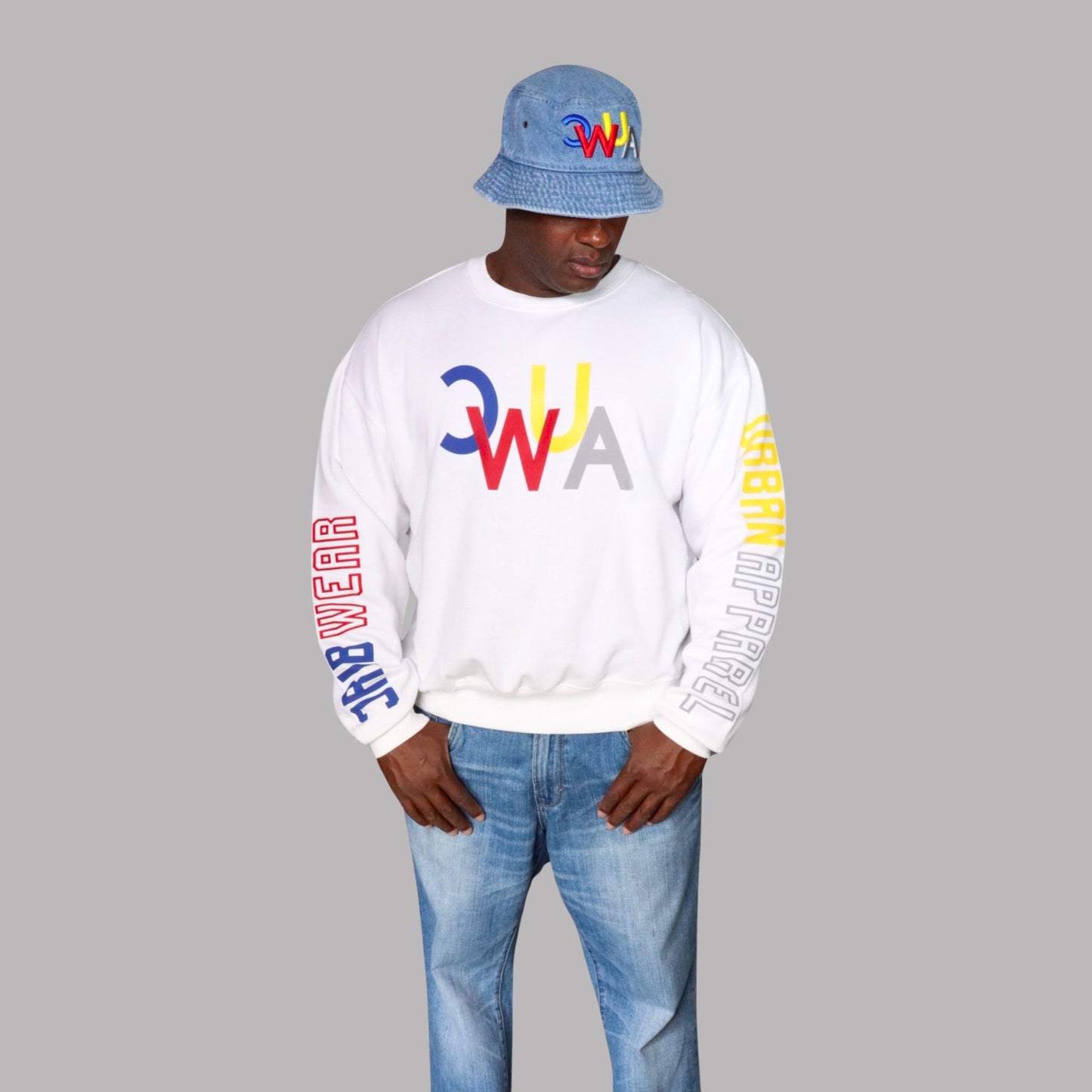 CWUA- Signature Bold Logo Premium Crewneck