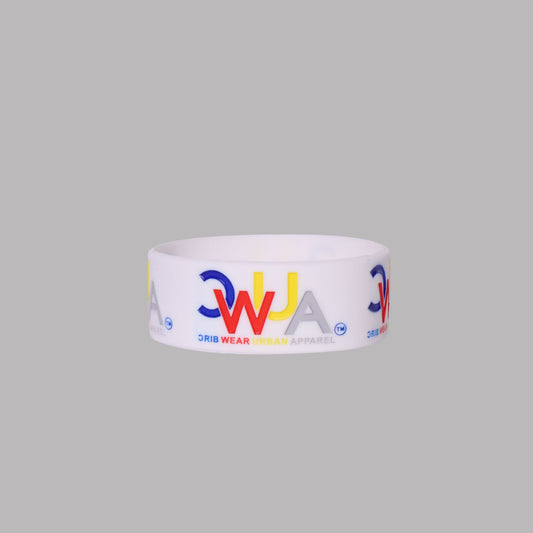 CWUA- Signature Logo Silicone Wristband (White)