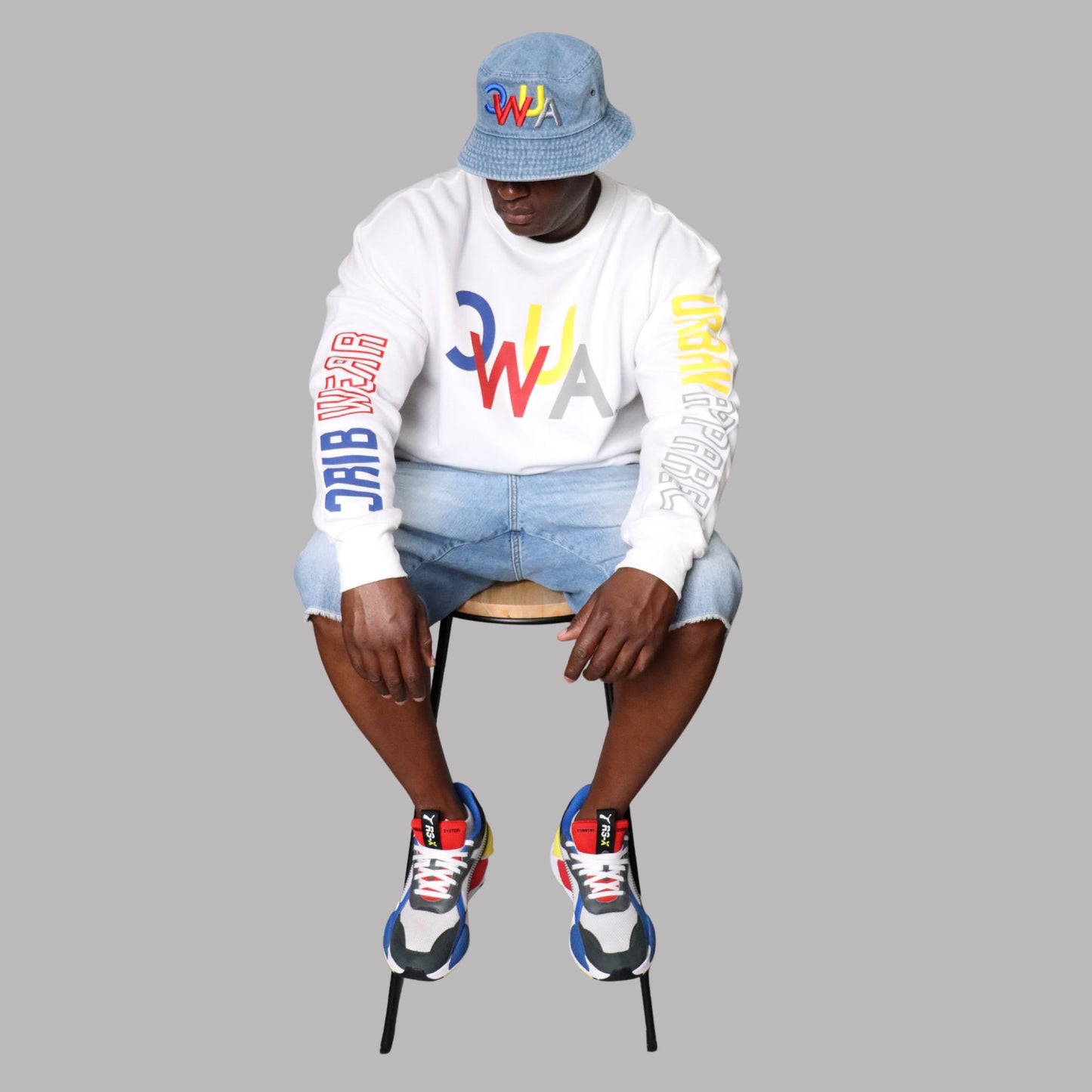CWUA- Signature Bold Logo Premium Crewneck