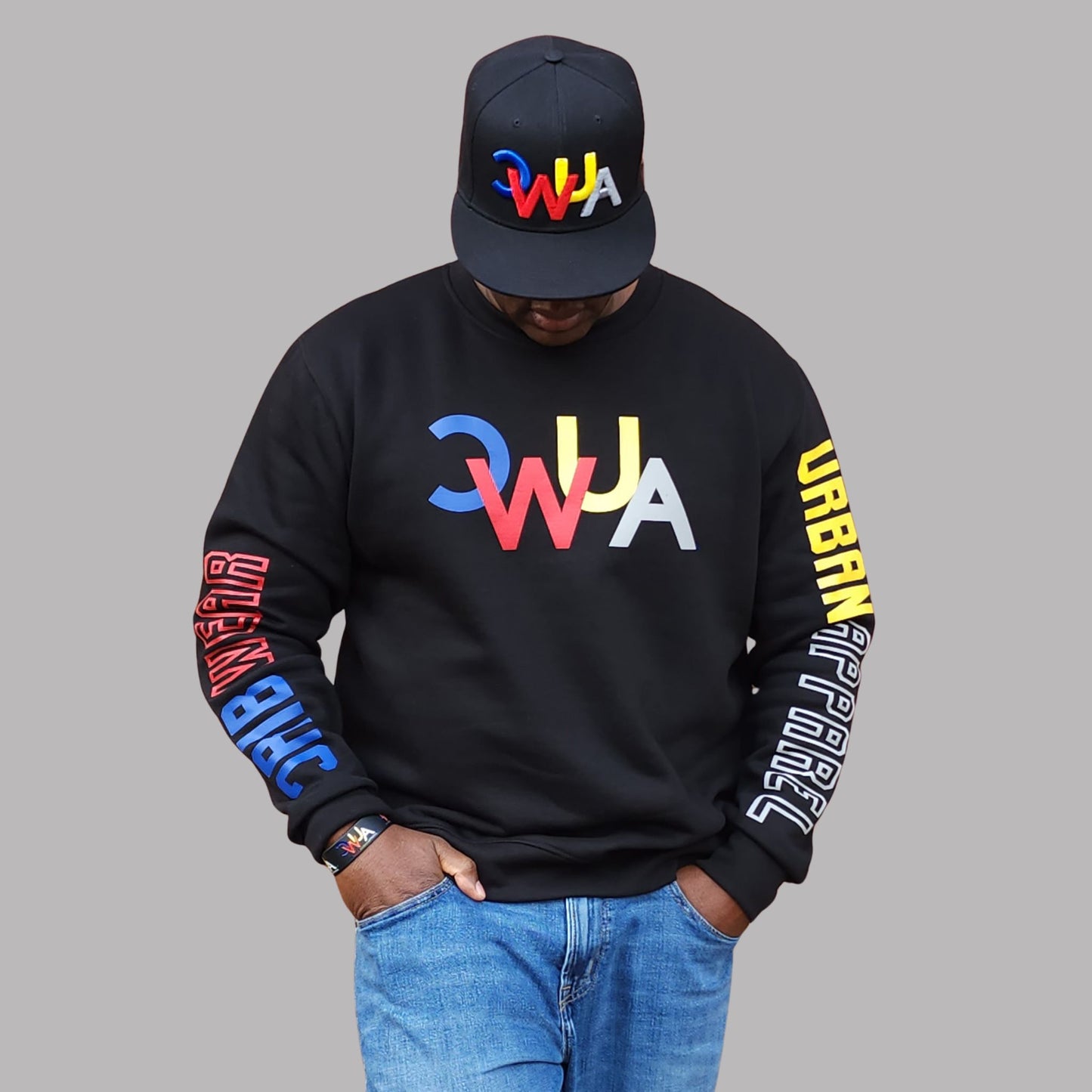 CWUA- Signature Bold Logo Premium Crewneck