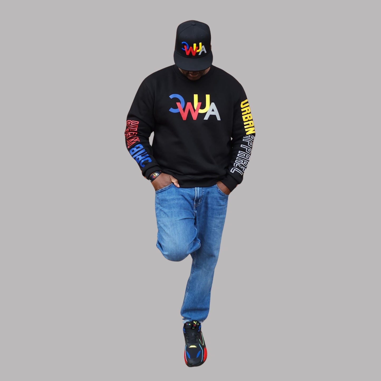 CWUA- Signature Bold Logo Premium Crewneck