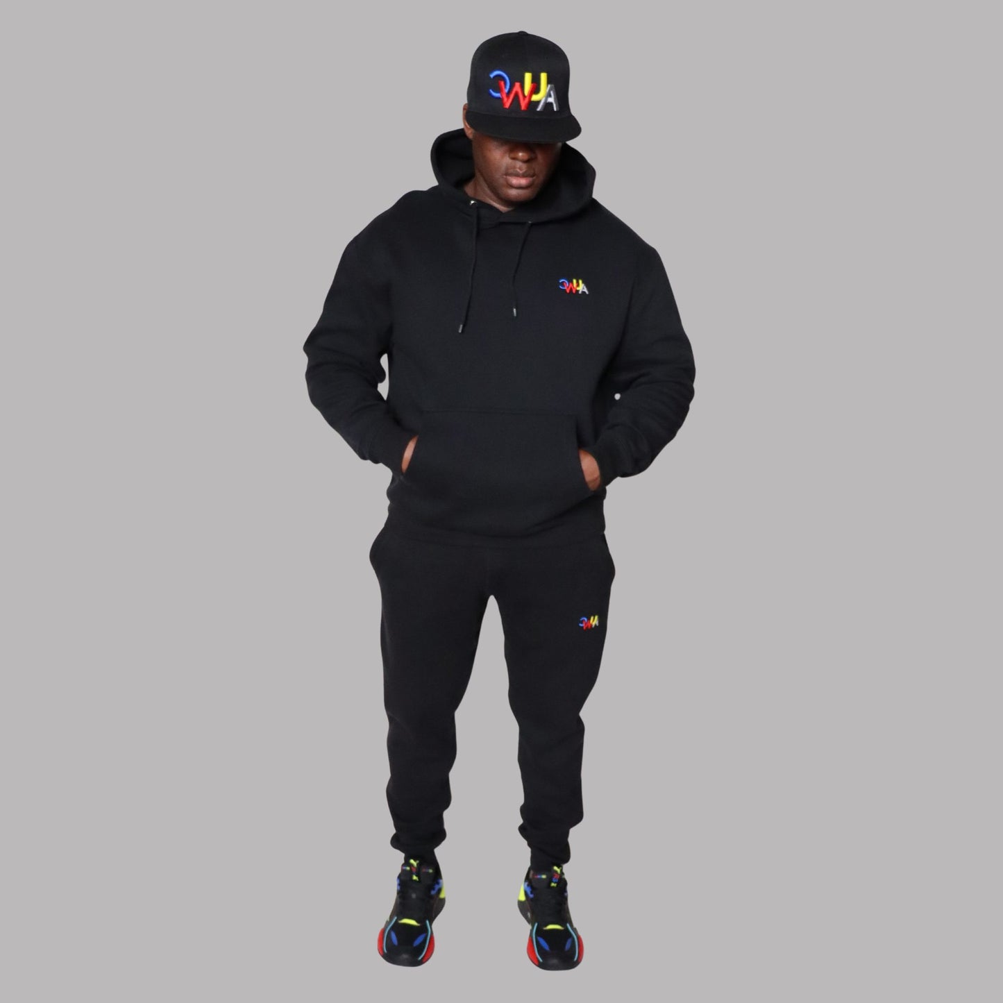 CWUA- Signature Logo Premium Hoodie Jogger Set