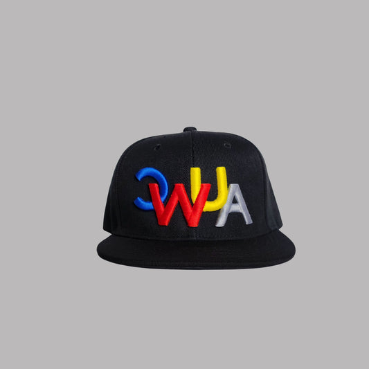 CWUA- 3D Puff Signature Logo Snapback Hat (Black / Multi)