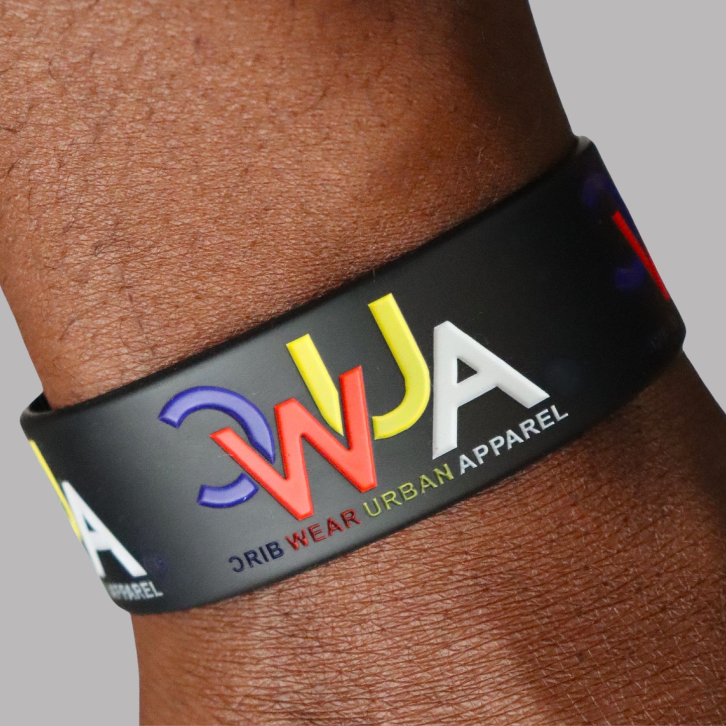 CWUA- Signature Logo Silicone Wristband (Black)