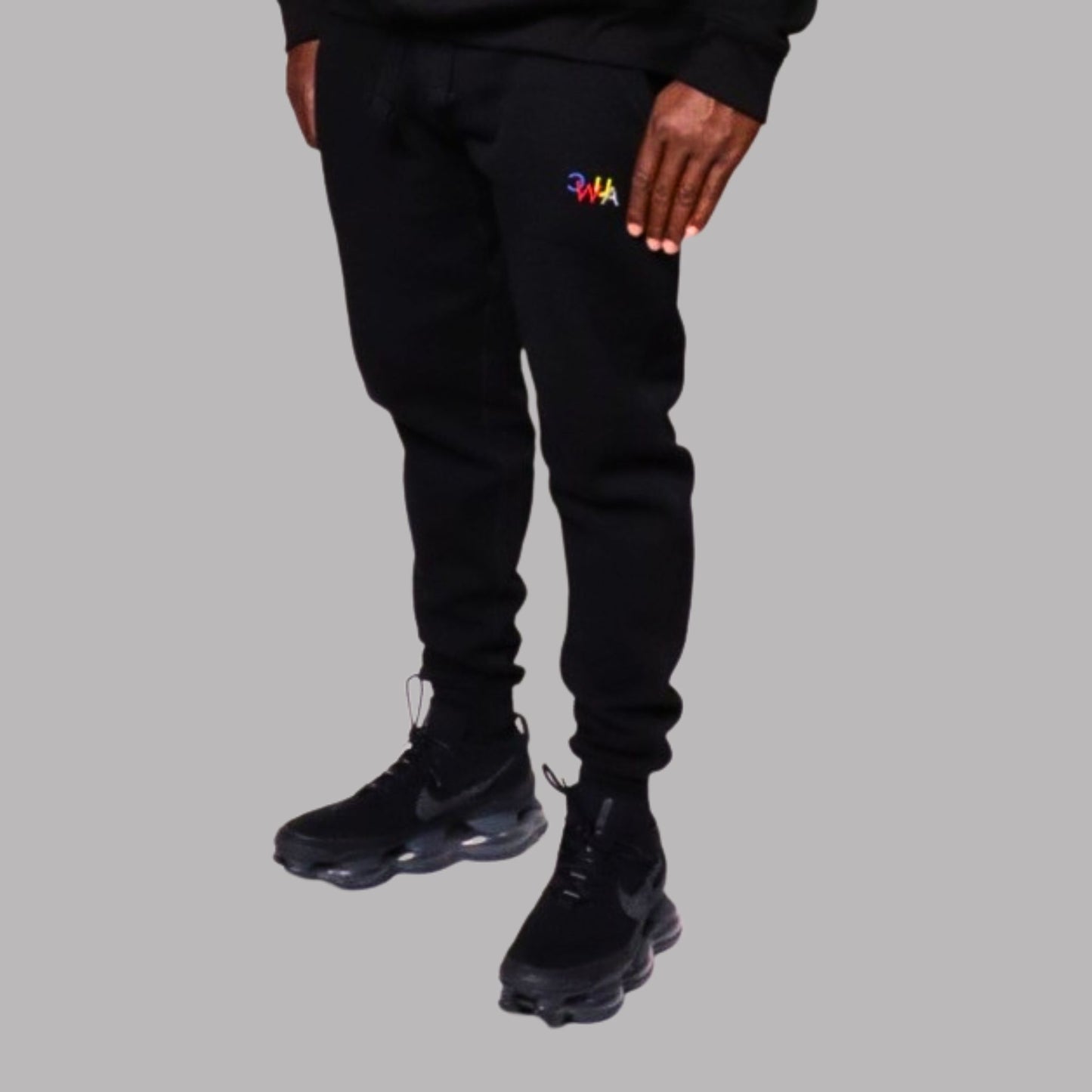 CWUA- Signature Logo Premium Crewneck Jogger Set