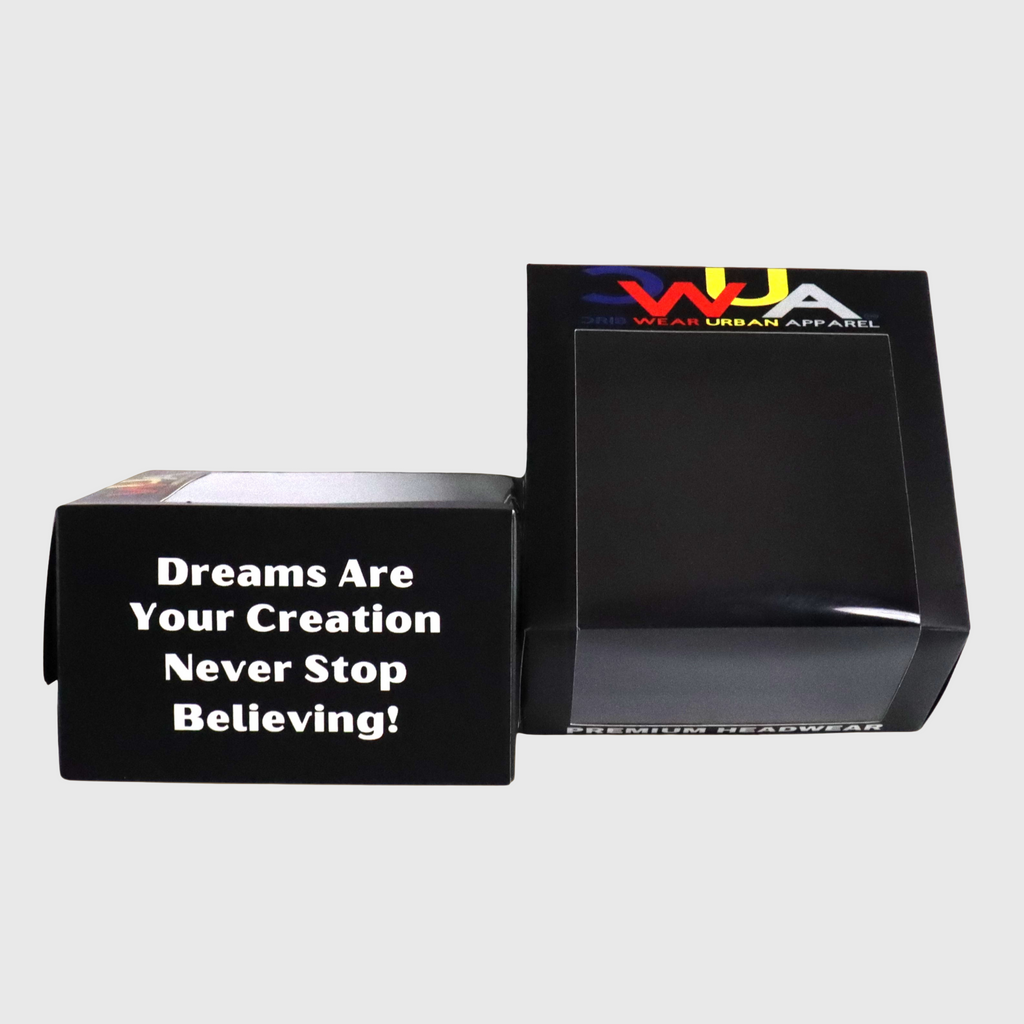 "CWUA"- CUSTOM HAT BOX SIGNATURE LOGO (BLACK / MULTI )